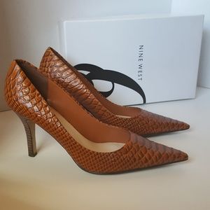 Nine West-Dark Natural Reptile Print (Size 9)